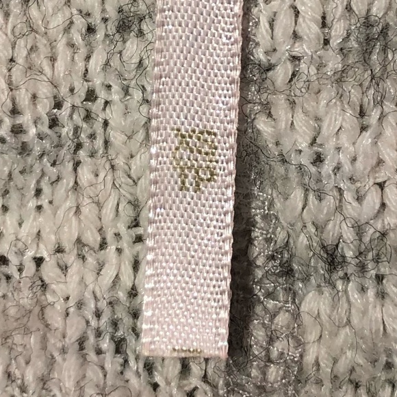 FREE PEOPLE Sweater Womens Oversized XS Beige Grey Moonstone Wool Alpaca - Picture 9 of 13